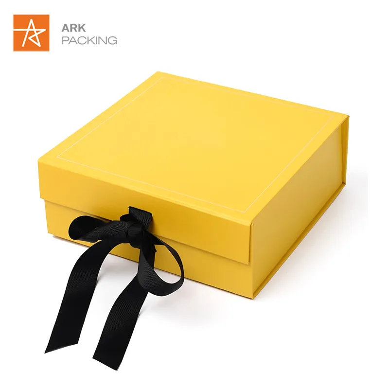 Factory Custom Printed Cardboard Carton Gift Magnetic Packaging Paper Folding Boxes with Ribbon Jewelry Cosmetics Perfume
