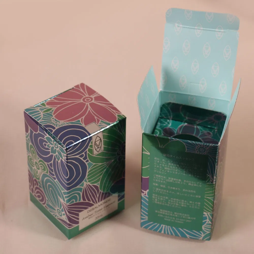 Fancy Color Printed Simple Craft Cosmetic Packaging Paper Packing Box