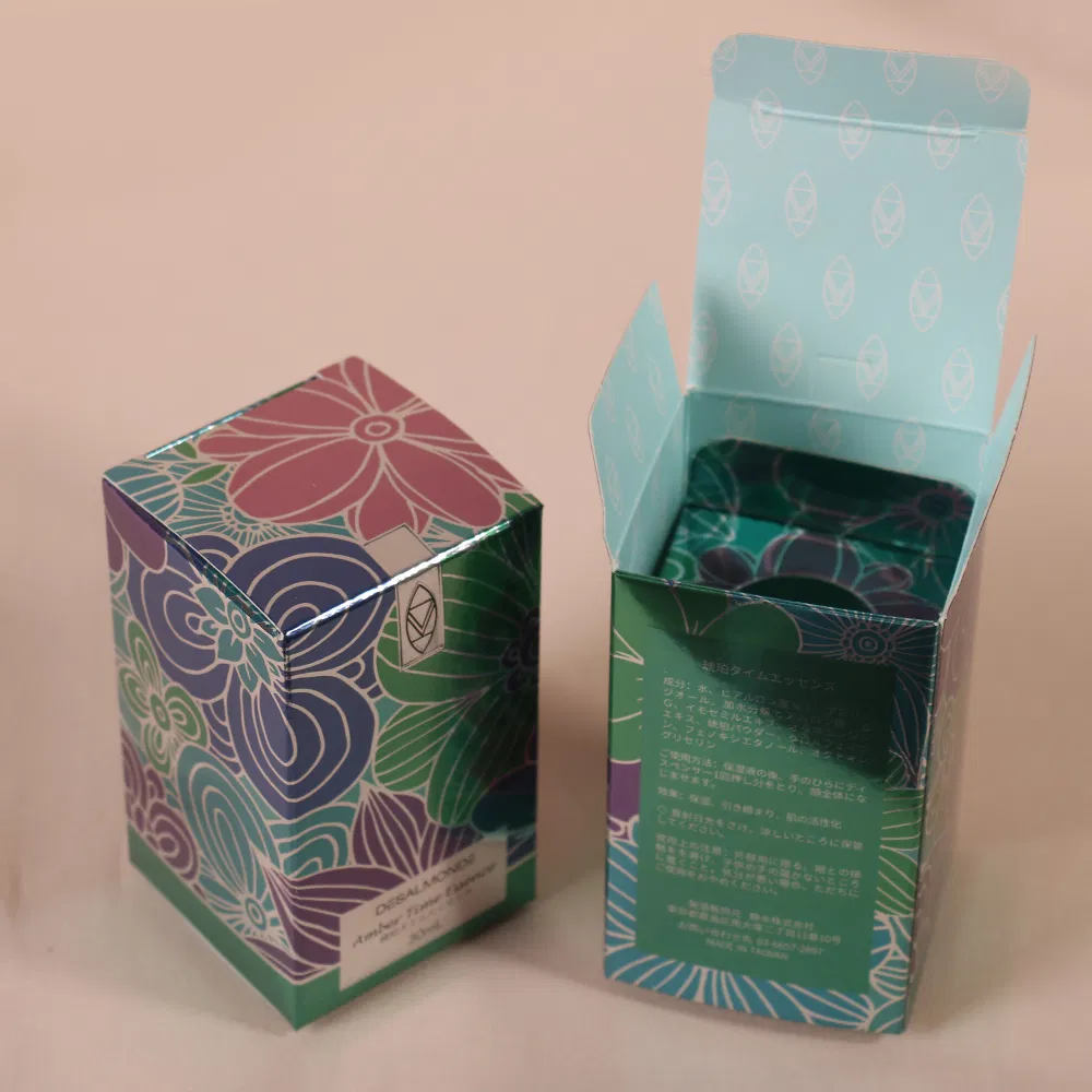 Fancy Color Printed Simple Craft Cosmetic Packaging Paper Packing Box