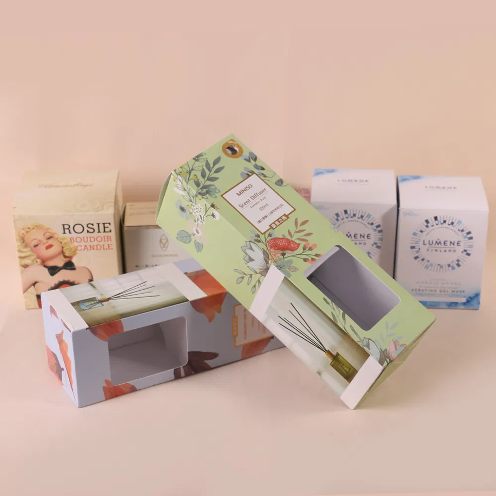 Fancy Color Printed Simple Craft Cosmetic Packaging Paper Packing Box