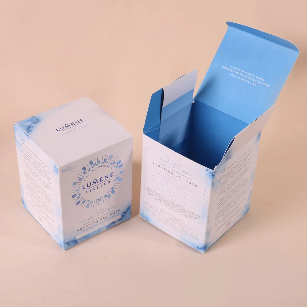 Fancy Color Printed Simple Craft Cosmetic Packaging Paper Packing Box