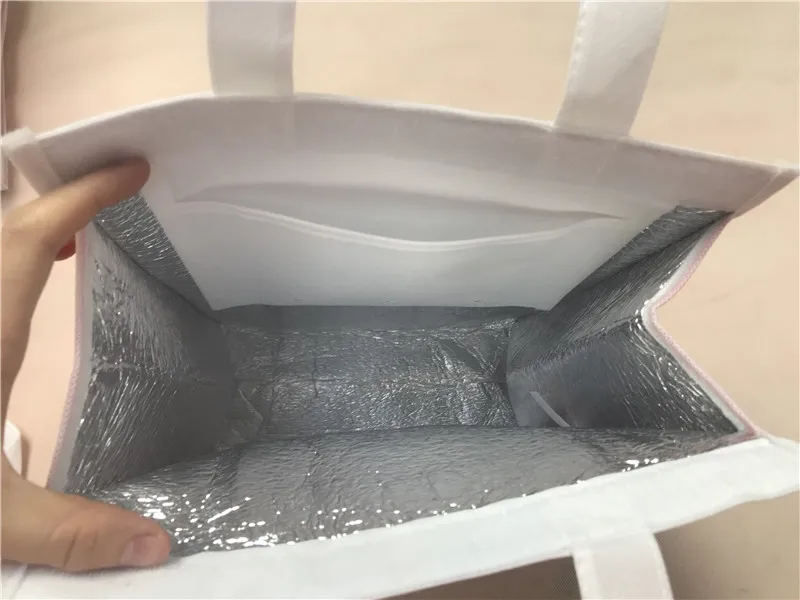 Fashion Bento Cooler Bag Non Woven Tote Bag for Lunch