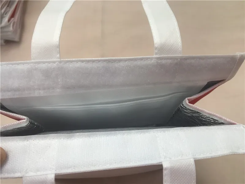 Fashion Bento Cooler Bag Non Woven Tote Bag for Lunch