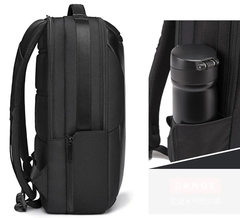 Fashion Double Shoulder Business Travel Laptop Computer Notebook College Students Casual Backpack Pack Bag with USB (CY3330)