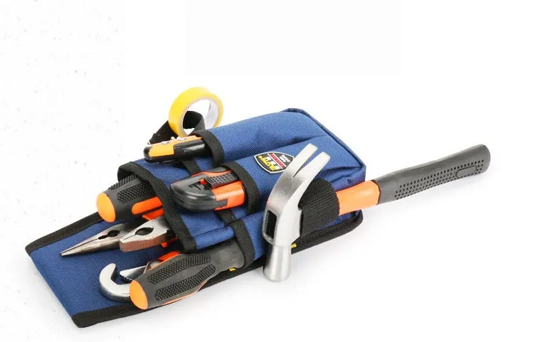 Heavy Duty 1680d Tool Bag Waist Pouch Adjustable Multi-Pocket Telecom Engineer Technician Electrical Electrician Organizer