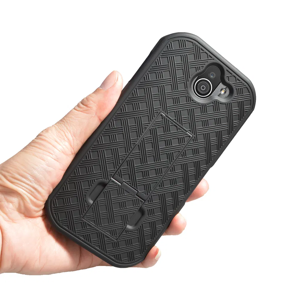 Heavy Duty 2 in 1 with Kickstand Phone Cover Armour Phone Case for Kyocera Duraforce PRO 2 E6900 E6910