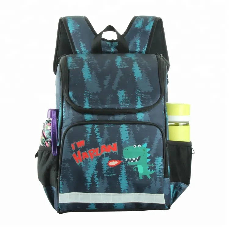 High End Functional Pupil Boys Girls School Bags with Lunch Bags