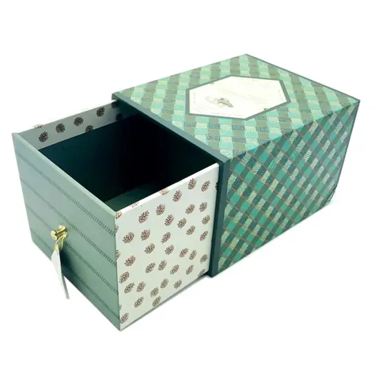 High Grade Customized Paperboard Chocolate Gift Box with Ribbon Strong Corrugated Board Paper Packaging Box