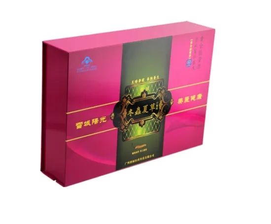 Hingen Lid Box Style Magnetic Closure Cardboard Box for Health Products Packaging Box