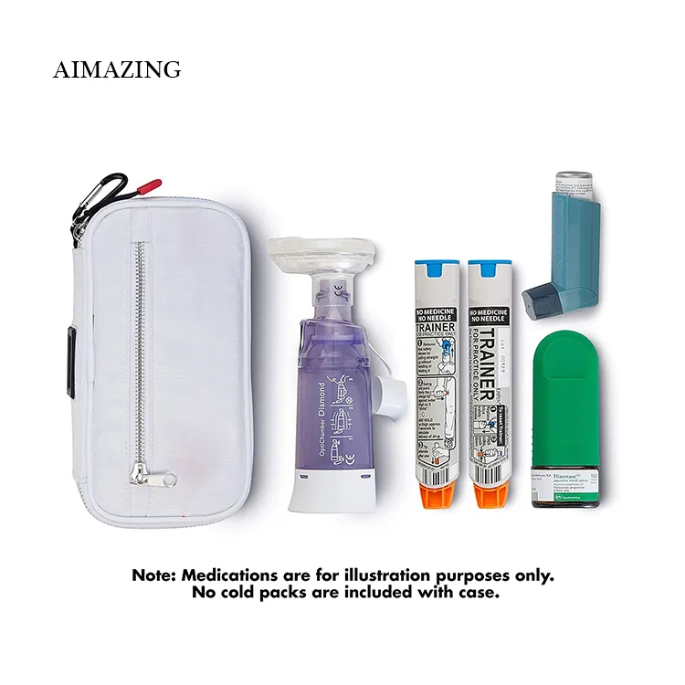 Insulin Cooler Bag Diabetes Cool Bag Aluminum Cooler Soft Cooler Wholesale Insulin Bottels Travel Bag