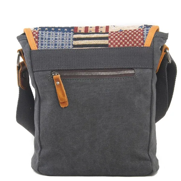 Jacquard Canvas Fabric Fashion Design School Satchel (RS-6002A)