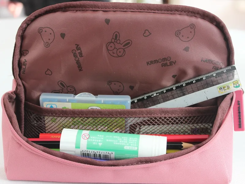 Large-Capacity Pencil Case with Handle Creative and Multifunctional Pencil Case Pupil Pencil Case