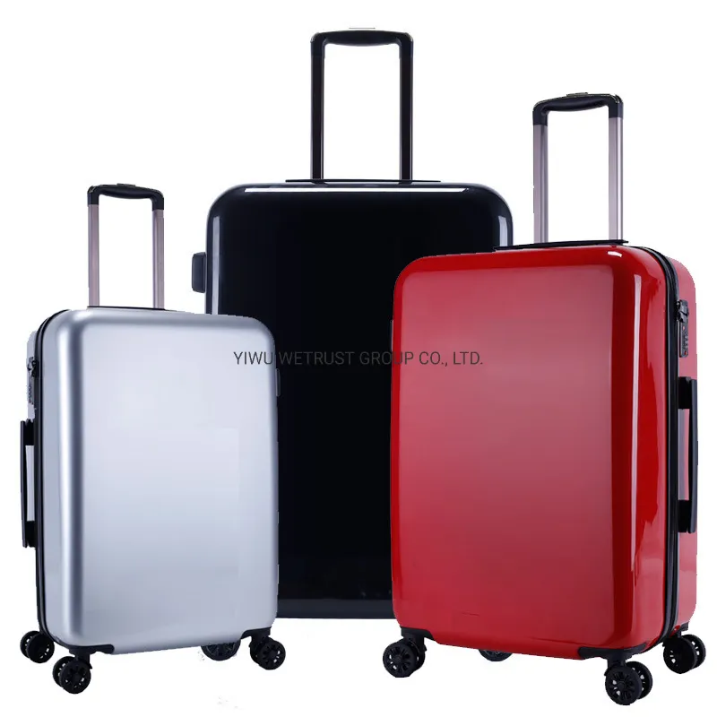 Leopard Print ABS PC Trolley Spinner Baggage Luggage Suitcase