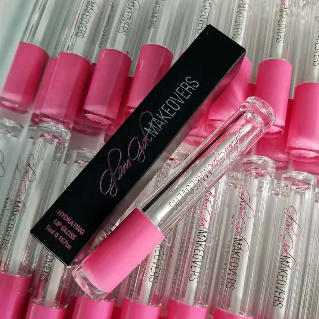 Low MOQ 100PCS Custom Logo Private Label Cosmetics Empty Lip Gloss Tub