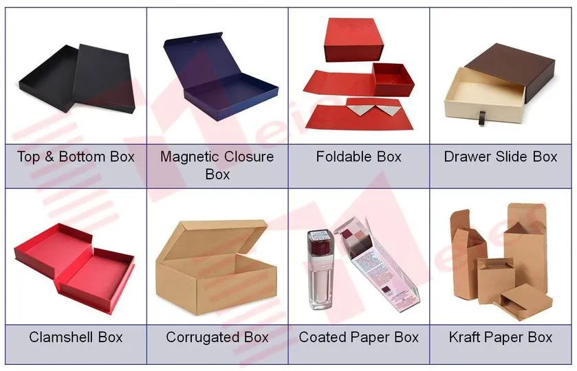 Luxury High Quality Custom Fancy Paper Debossing Cosmetic Gift Packaging Box with Black Velet and Gold Metal Closure