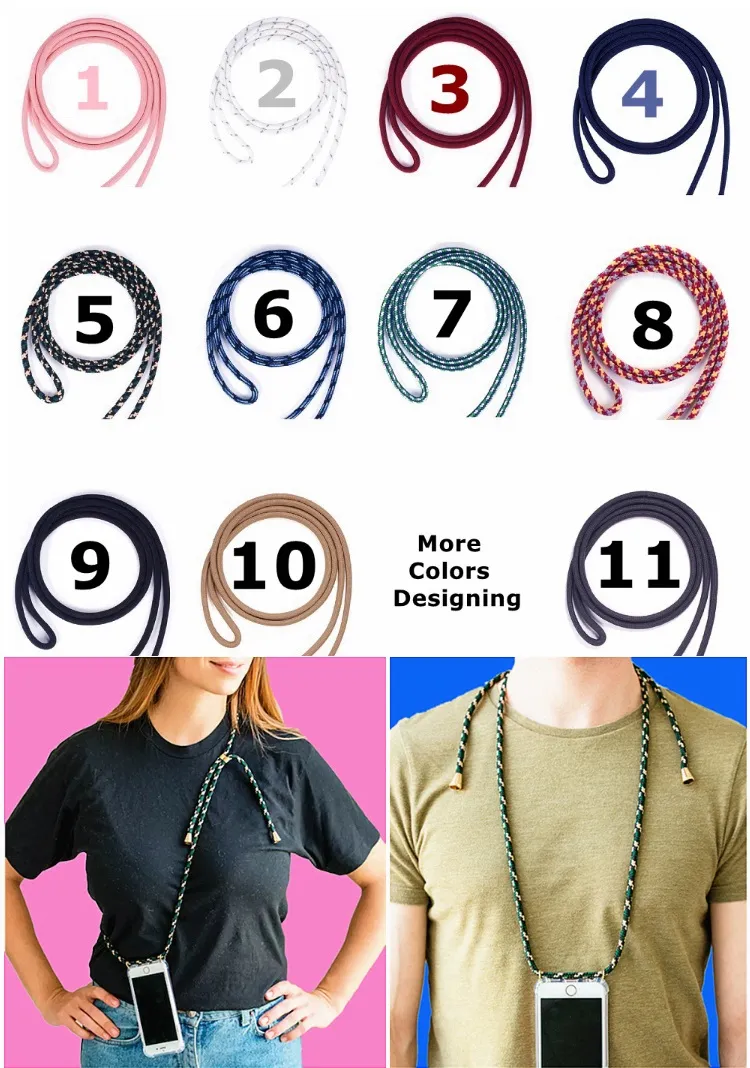 Manufacturer Necklace Phone Case for Samsung A20e Crossbody Mobile Phone Cover with Cord/Strap/Chain/Lanyard