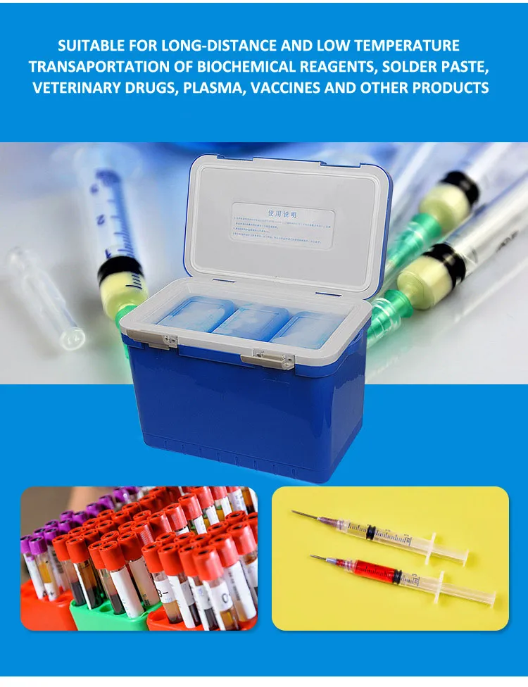 Medical 12L 2-8 Degree Portable Insulin Blood Vaccine Medical Cooler Bag