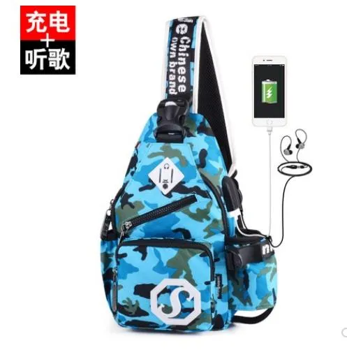 Men′s Bum Bag Fashion Simple Casual Crossbody Bag