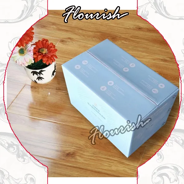 Middle Size Rectangle Shaped Deep Corrugated Shipping and Storage Carton Box for Milk Powder/ Tissue/ Napkin/ Cosmetic Products