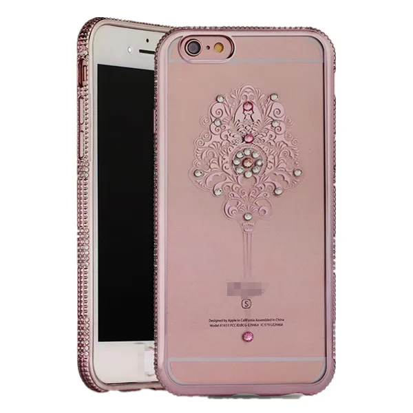 Mobile Phone TPU Case with Dimond for iPhone 6s