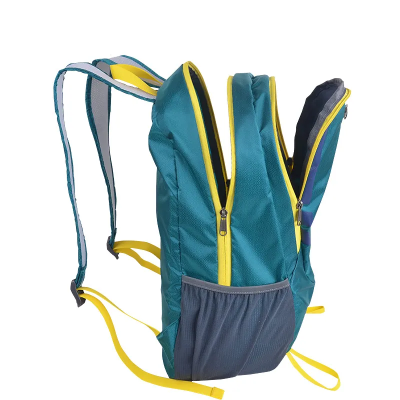Multifunctional Factory Wholesale Waterproof Outdoor Sport Lightweight Foldable Backpacks Camping Hiking Knapsack