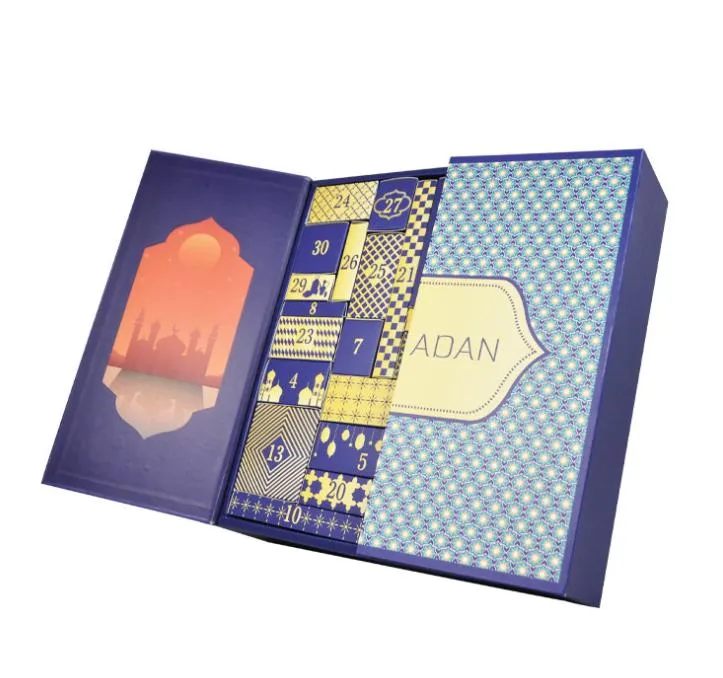 Muslim Ramadan Countdown Blind Box Customized with Logo Middle East Ramadan Gift Box Customized Ramadan Box