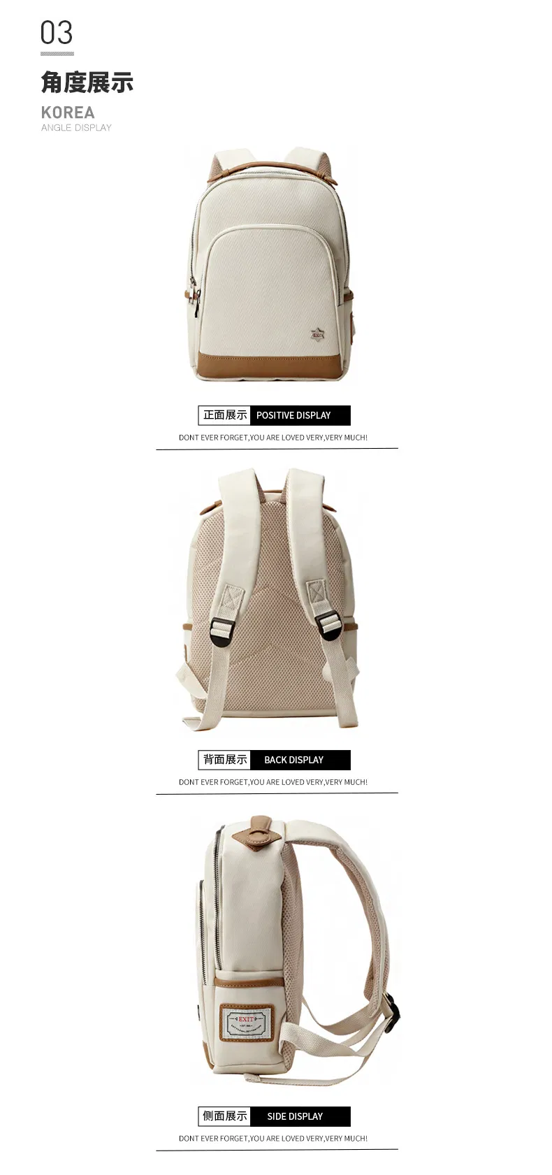 Navy Color Kindergarten Children′ S Schoolbags