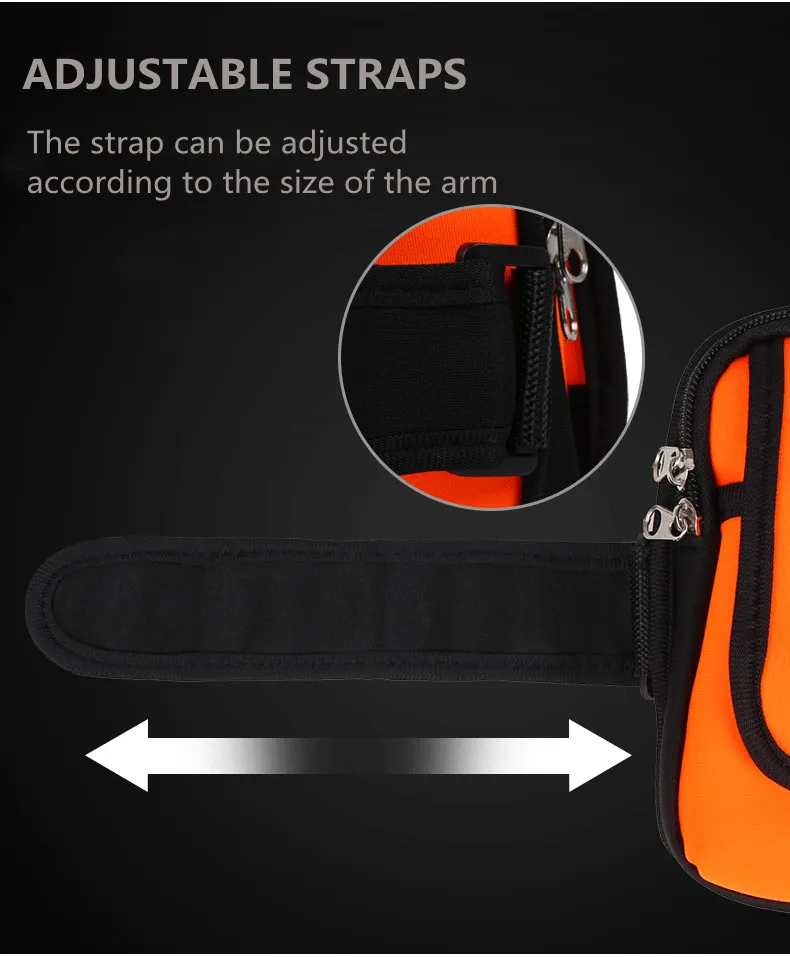 Neoprene Fashion Mobile Phone Bag Sports Running Armband Wrist Arm Case Band for Sports