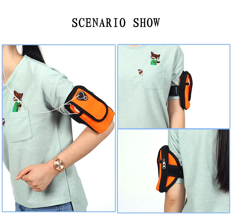 Neoprene Fashion Mobile Phone Bag Sports Running Armband Wrist Arm Case Band for Sports