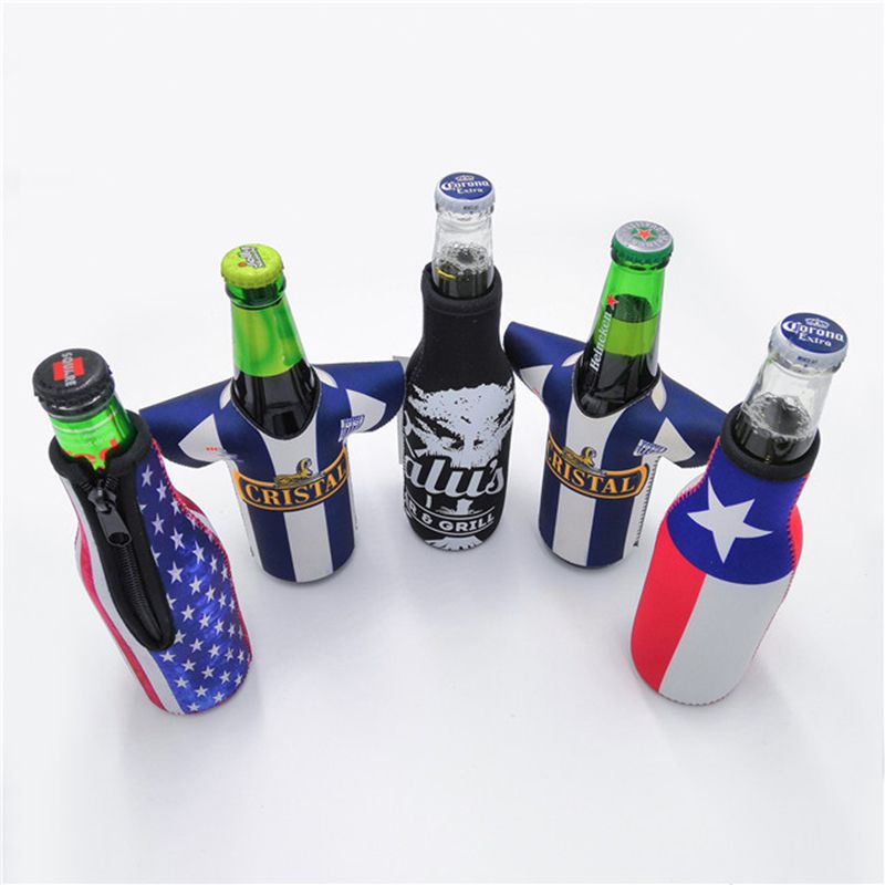 Neoprene Stubbie Bottle Holder, Insulated Beer Beverage Stubby Can Cooler