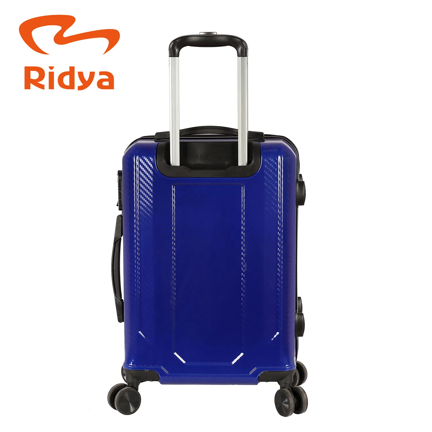 New ABS+PC Carbon Fiber Finish Trolley Luggage Travel Suitcase