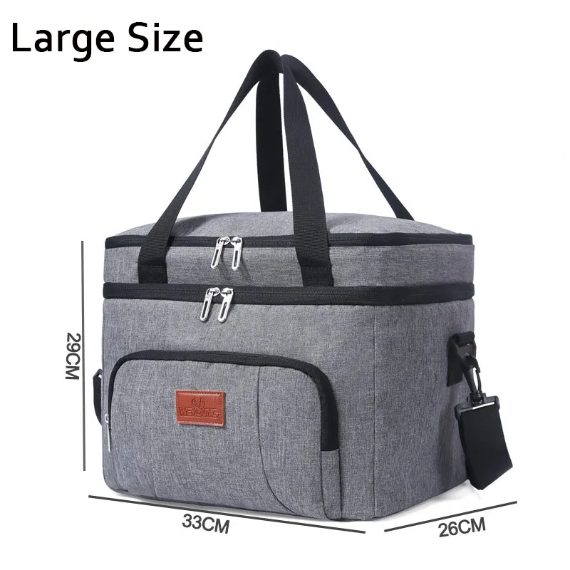 New Outdoor Picnic Bag Portable Waterproof Cooler Bag One-Shoulder Fresh-Keeping Lunch Bag Hot Sell Icy Pack