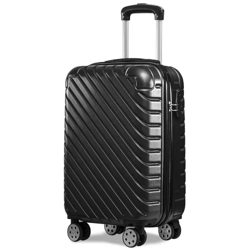 New Red Black Luggage Sets Suitcase