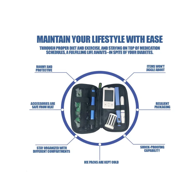 Newly Easy Carry Reusable Travel Insulin Cooler Bag for Diabetic Pouch Outdoor Use