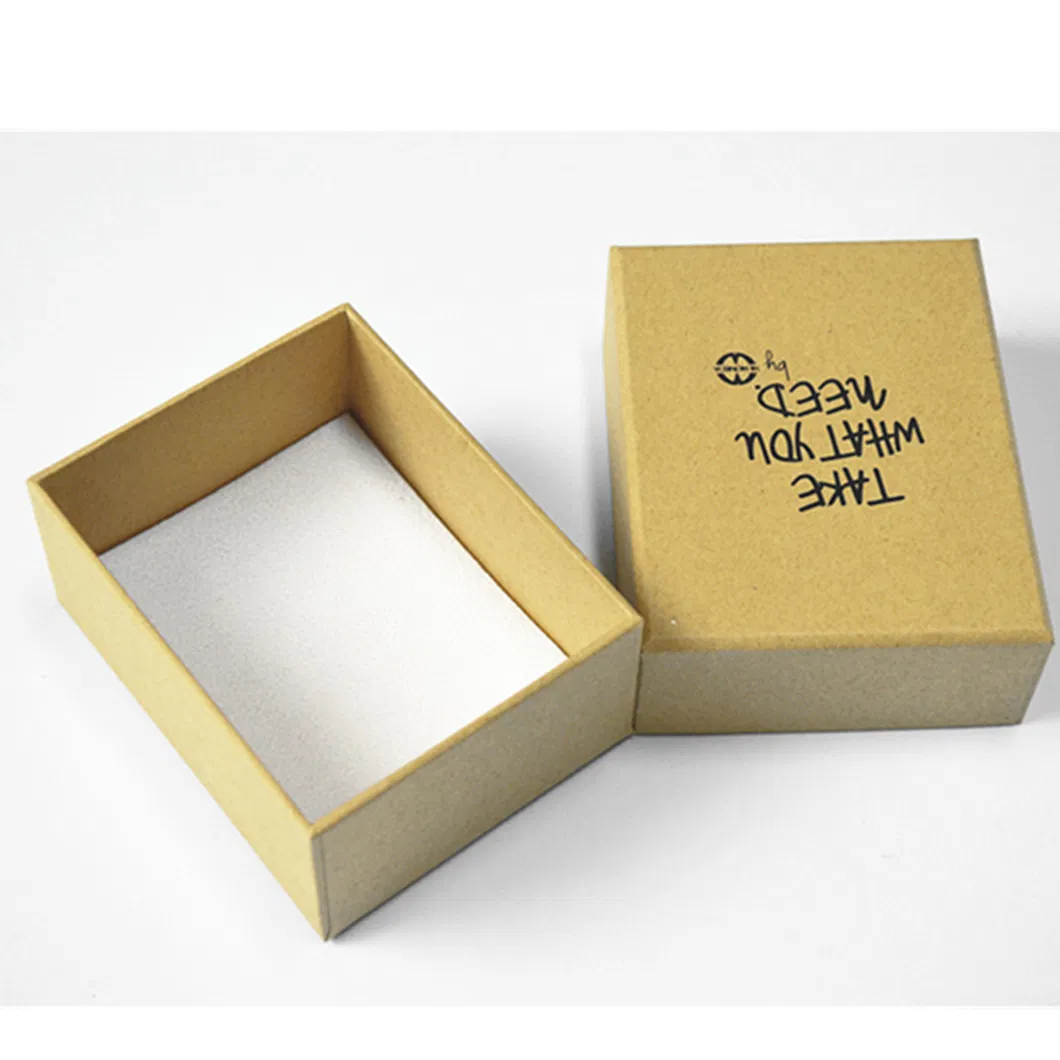 OEM Hot Selling Khaki Kraft Paper Recycle Cardboard Packaging Gift Box