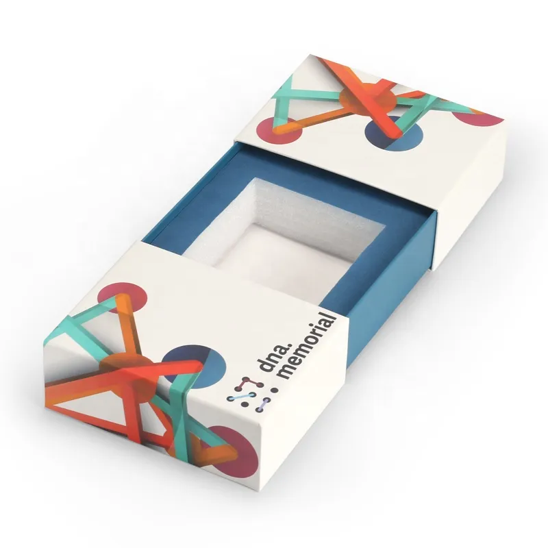 Personalized Special Style Sliding Gift Box Packaging Drawer with Sponge Insert