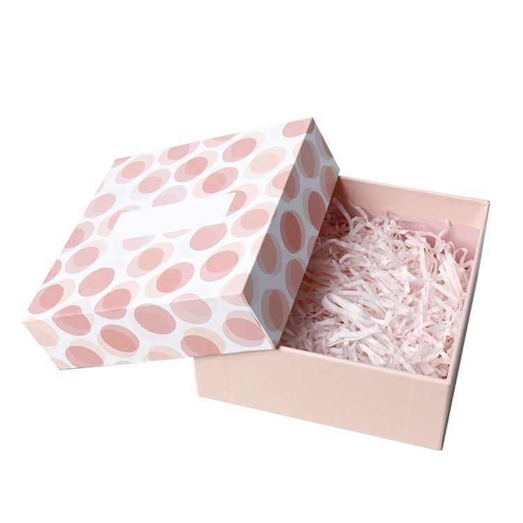 Pink Wholesale Custom Logo Free Sample Colorful Printed Fancy Paper Luxury Gift Box