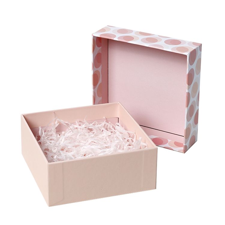 Pink Wholesale Custom Logo Free Sample Colorful Printed Fancy Paper Luxury Gift Box