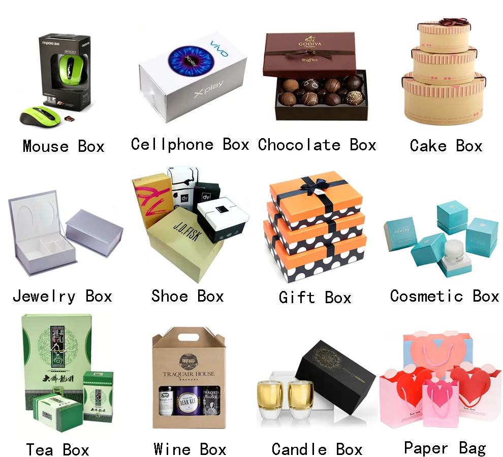 Portable and High Grade Recycle Fashion Paper Custom Box