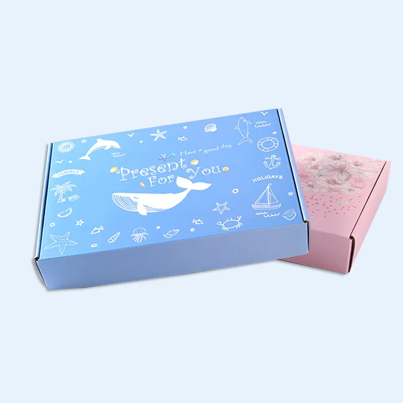 Printed Paper Folding Product Packaging Gift Corrugated Box