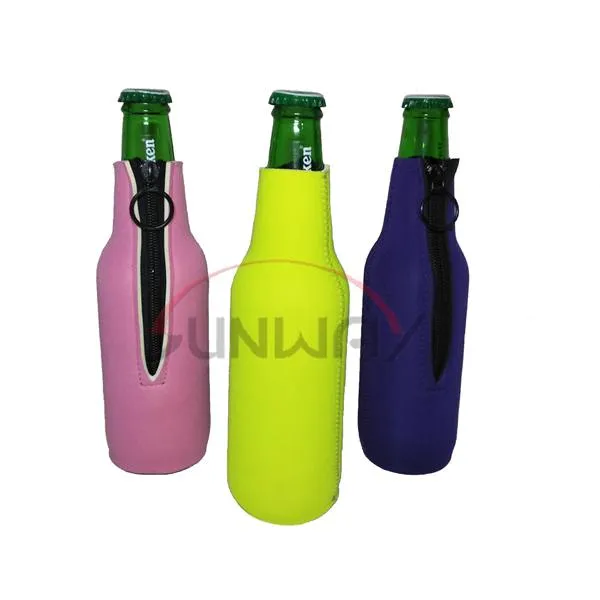 Promotional Neoprene Insulated Beer Beverage Drink Bottle Sleeve with Printing (BC0085)
