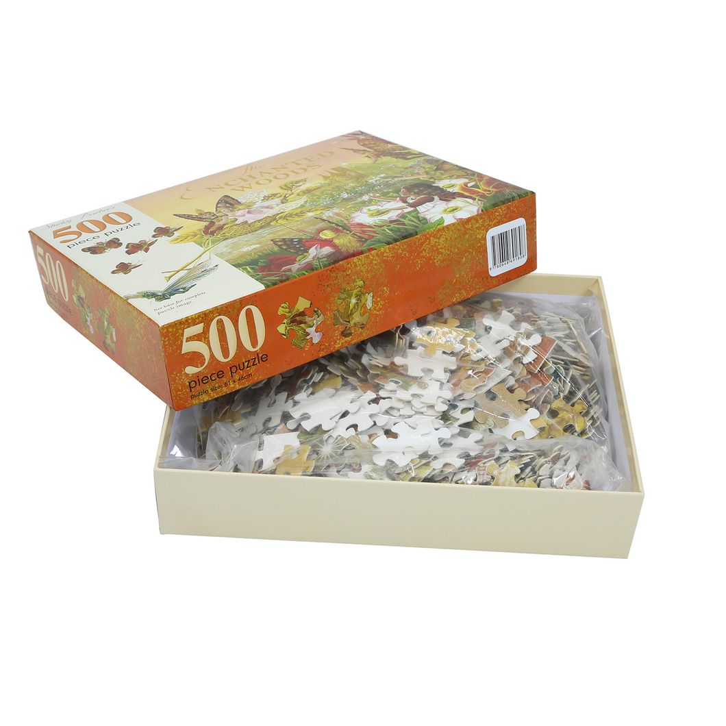 Puzzle Set with Hardboard Box Custom Design 500PCS