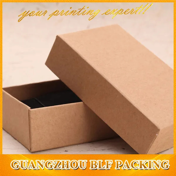 Recycle Kraft Paper Cardboard Gift Box Accept Customized Logo