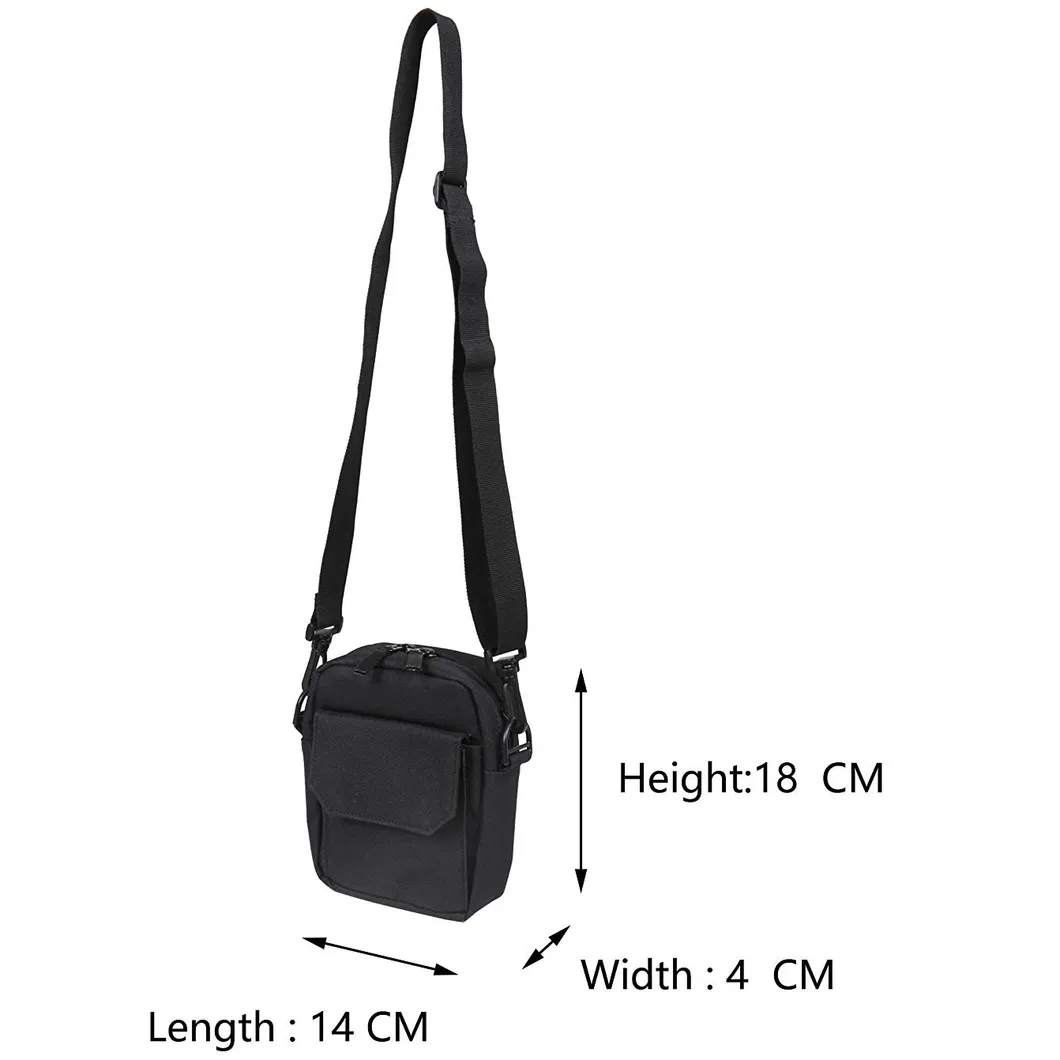 Small Messenger RFID Blocking Travel Wallet Neck Pouch Passport Holder