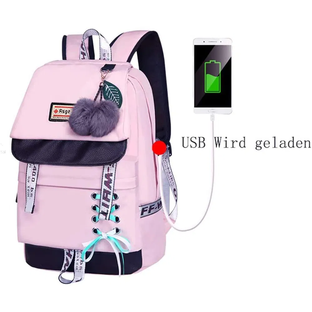 Student Backpack Girls Kids Schoolbag Children Bookbag Women Casual Daypack