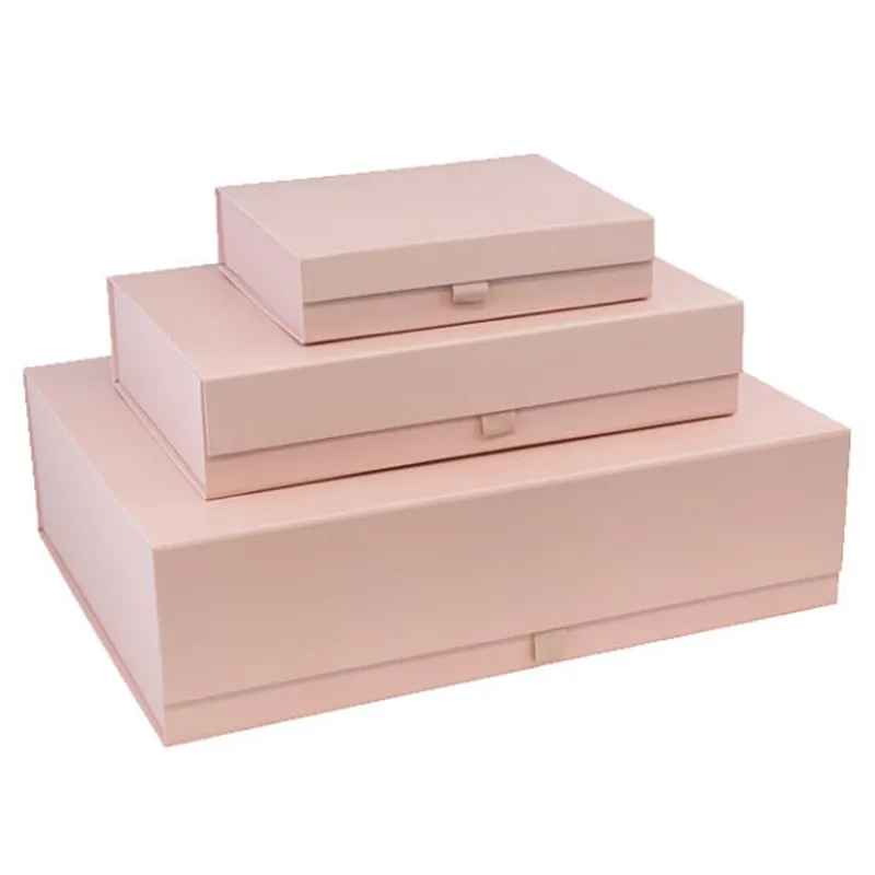 Supplie Custom Luxury Favour Boxes Wholesale Magnetic Ribbon White Closure Book Shape Gift Box with Window Paper Boxes