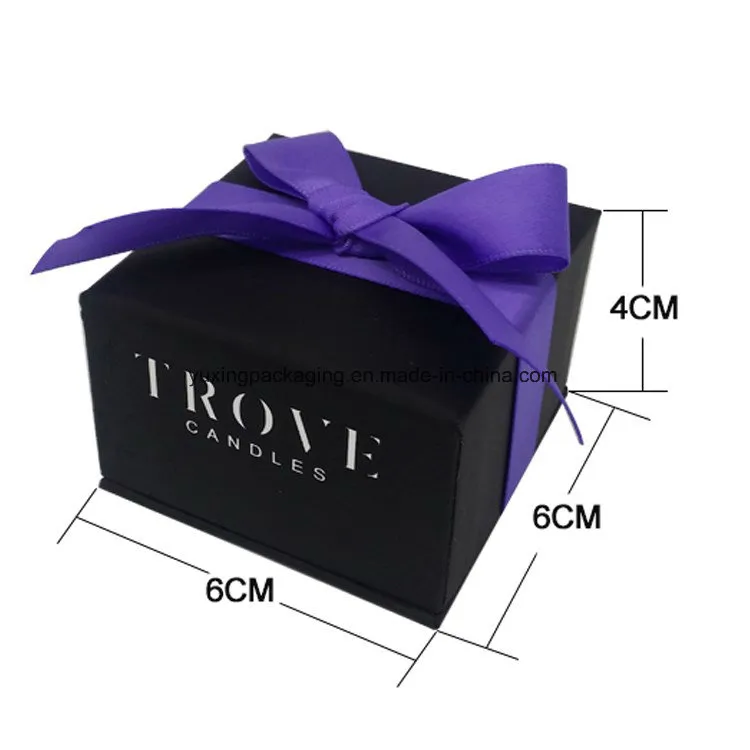 Top Grade Custom Fancy Ribbon Decorative Paper Jewelry Box