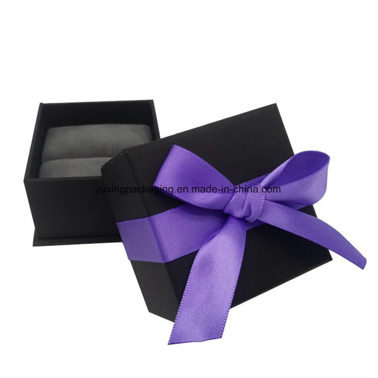 Top Grade Custom Fancy Ribbon Decorative Paper Jewelry Box