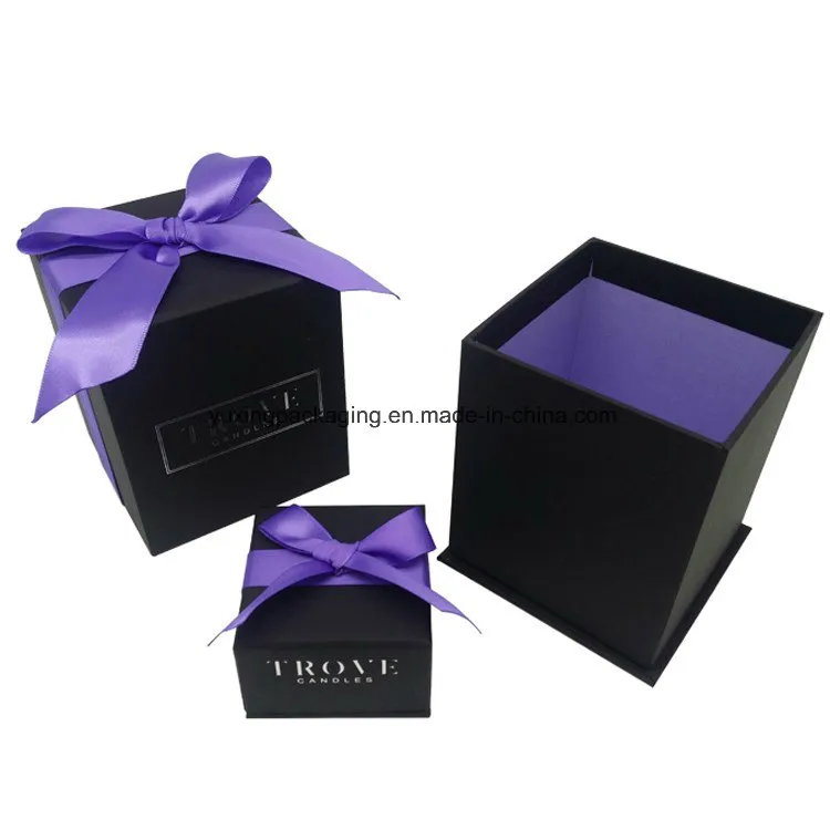 Top Grade Custom Fancy Ribbon Decorative Paper Jewelry Box