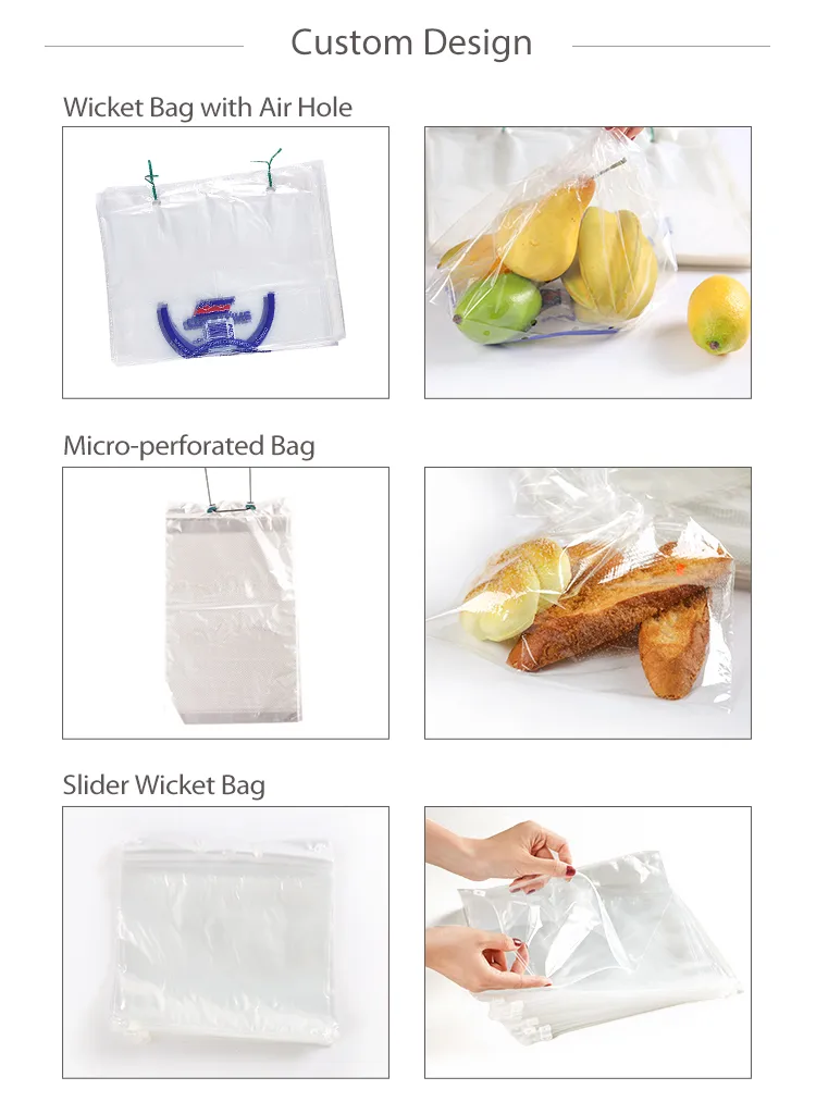 Transparent Poly Cold Seal Packaging Cubes Plastic Ice Cube Bags for Making Ice Cubes, Disposable PE Food Grade